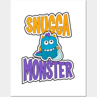 Snugga Monster Posters and Art